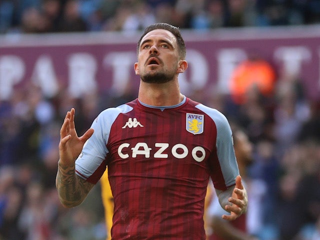 Danny Ings pictured for Aston Villa in October 2021