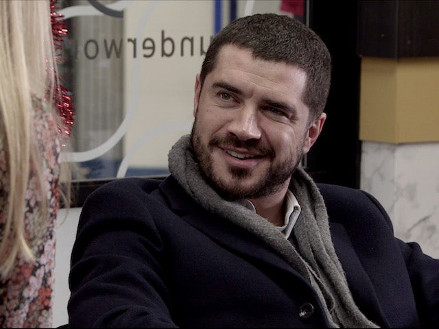 Adam on the second episode of Coronation Street on December 10, 2021