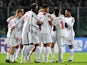 England's Tyrone Mings celebrates scoring their eighth goal against San Marino on November 15, 2021