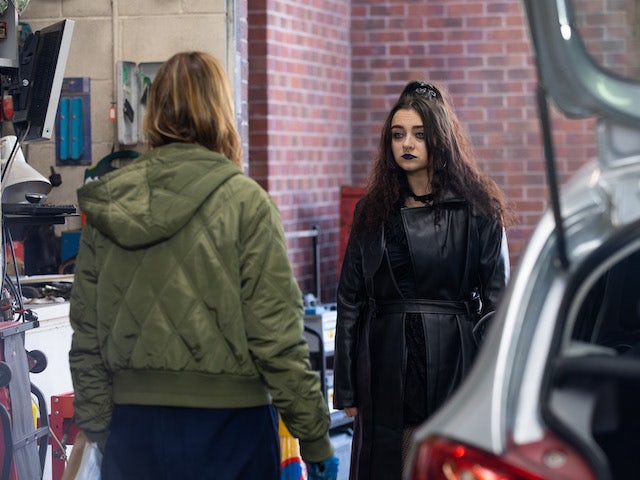 Nina on the first episode of Coronation Street on November 24, 2021