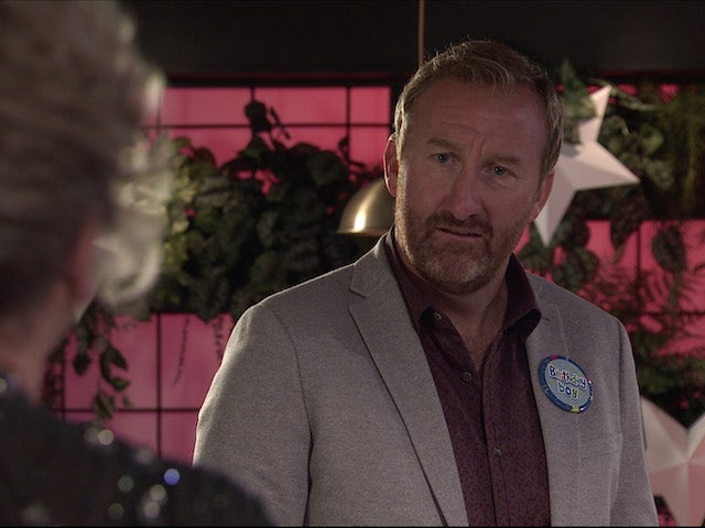 Phill on the first episode of Coronation Street on December 8, 2021