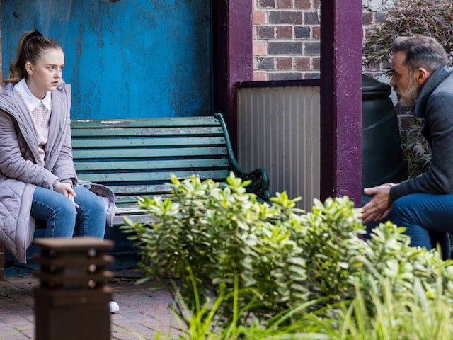 Summer and Billy on the second episode of Coronation Street on December 8, 2021