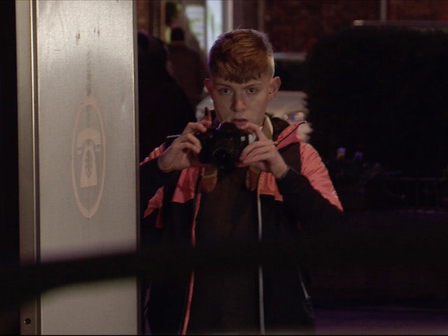 Max on the second episode of Coronation Street on December 3, 2021