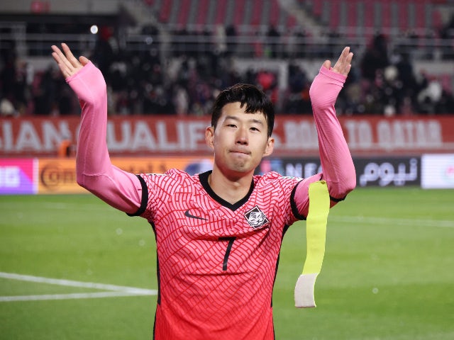 South Korea's Son Heung-min photographed in November 2021