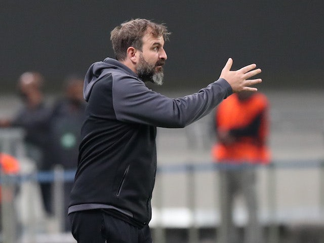 Lask Linz coach Andreas Wieland on November 25, 2021