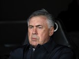 Real Madrid coach Carlo Ancelotti before the match on November 28, 2021
