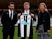 Newcastle United directors Mehrdad Ghodoussi and Amanda Staveley pose with new manger Eddie Howe, November 10,2021