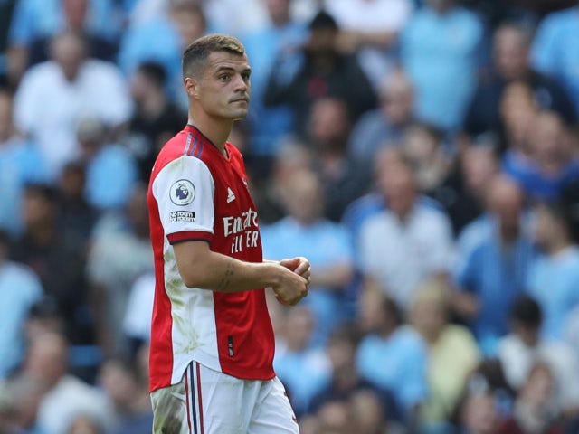 Arsenal's Granit Xhaka pictured in August 2021
