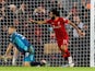  Liverpool's Mohamed Salah celebrates scoring their third goal, November 20, 2021