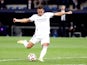  Real Madrid's Eden Hazard shoots at goal, September 28, 2021