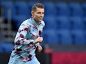 Burnley's James Tarkowski during the warm up before the match, November 20, 201