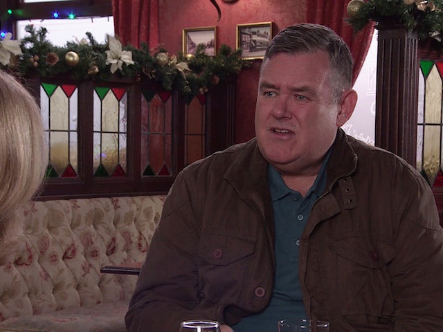 George on the first episode of Coronation Street on December 17, 2021