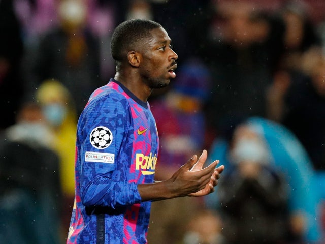 Team News: Ousmane Dembele starts for Barcelona against Bayern Munich