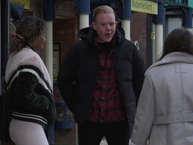 Craig on the second episode of Coronation Street on January 3, 2022