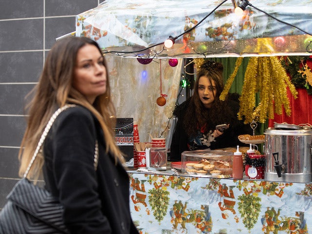 Carla on the first episode of Coronation Street on December 22, 2021