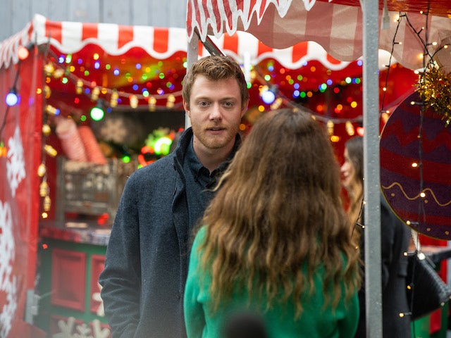 Daniel on the second episode of Coronation Street on December 22, 2021