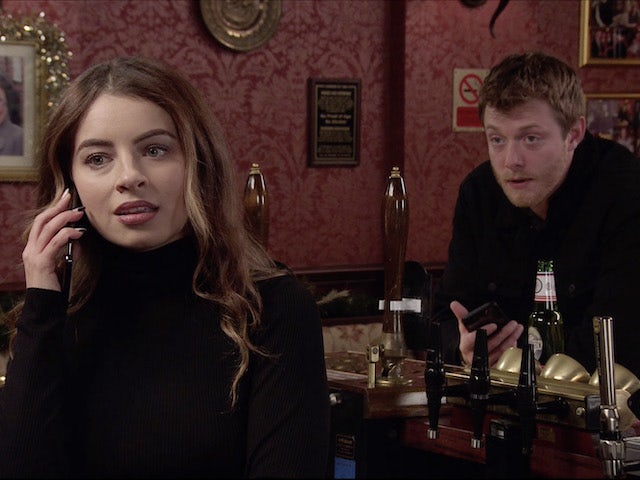 Daisy and Daniel on the second episode of Coronation Street on December 20, 2021