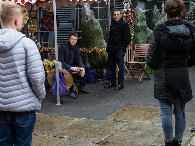 Daniel and Peter on the second episode of Coronation Street on December 22, 2021