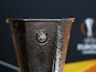 General view of the Europa League trophy during the draw in 2020