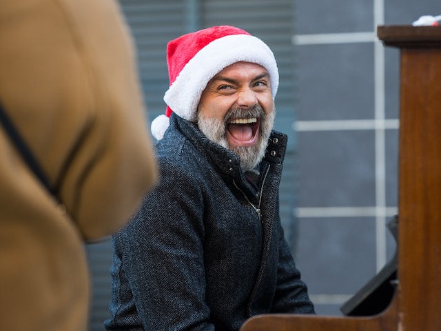 Billy on Coronation Street on Christmas Day, 2021