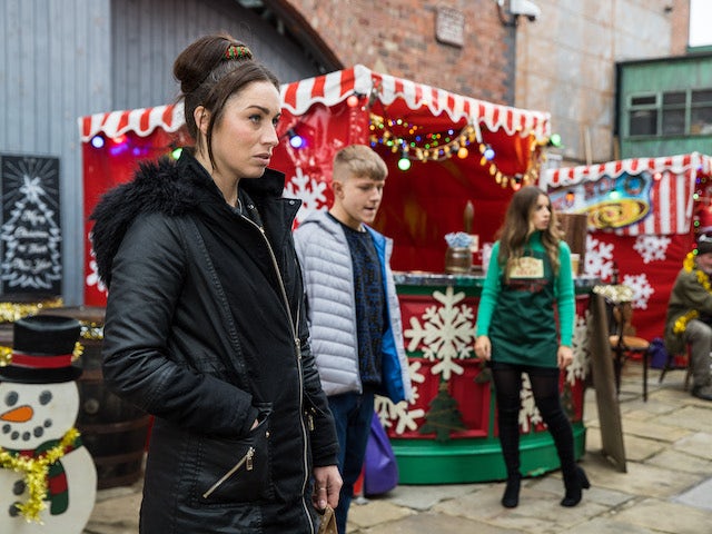 Shona and Max on the first episode of Coronation Street on December 22, 2021