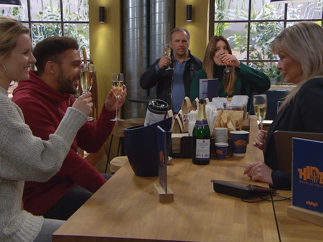 Dawn, Billy, Will, Harriet and Kim on the second episode of Emmerdale on January 6, 2022