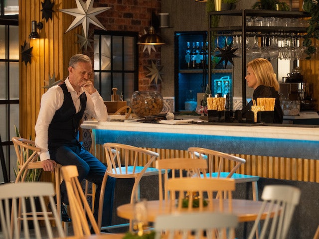 Nick on the first episode of Coronation Street on January 3, 2022