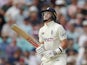 England batsmen Ollie Pope having been dismissed against India in September 2021.