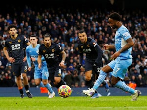 Sterling's 100th Premier League goal seals narrow Man City win over Wolves