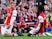 Arsenal's Emile Smith Rowe celebrates scoring their first goal with Bukayo Saka in September 2021