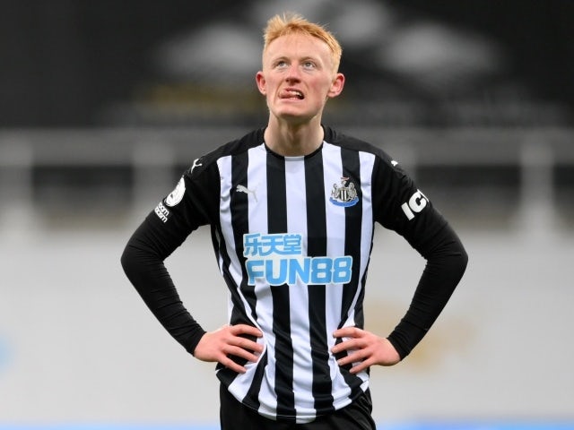  Newcastle United's Matty Longstaff looks dejected after the match, January 3, 2021