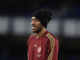 Pierre-Emerick Aubameyang pictured for Arsenal on December 5, 2021