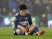 Arsenal's Takehiro Tomiyasu after sustaining an injury on December 18, 2021