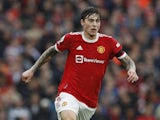 Victor Lindelof pictured for Manchester United in October 2021