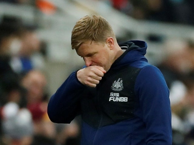  Newcastle United manager Eddie Howe looks dejected after the match, December 19, 2021