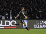 Wolves forward Patrick Cutrone after scoring for Empoli against Napoli in December 2021.