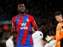 Crystal Palace's Christian Benteke reacts after missing a chance to score, November 30, 2021