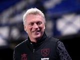 West Ham United manager David Moyes pictured on January 1, 2021