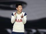 Son Heung-min in action for Spurs on January 2, 2021
