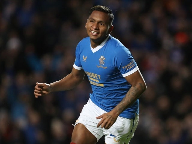 Morelos pictured on crutches ahead of Old Firm derby