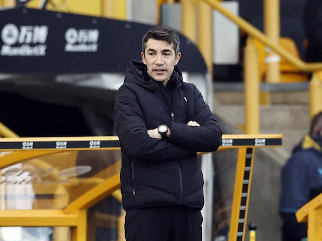 Wolverhampton Wanderers manager Bruno Lage on January 9, 2022