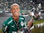 Palmeiras' Danilo celebrates winning the Copa Libertadores on November 27, 2021