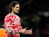 Manchester United's Edinson Cavani during the warm up, January 3, 2022