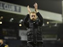 Brighton & Hove Albion manager Graham Potter applauds fans after the match on January 8, 2022