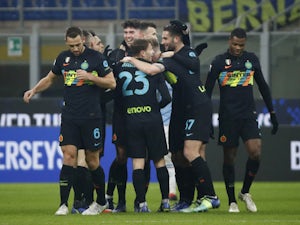 Photo – Inter Milan Midfielder Kristjan Asllani Celebrates 5-1 Serie A Win  Vs AC Milan