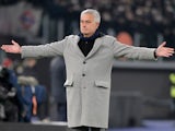 Roma coach Jose Mourinho on January 9, 2022