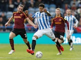 Chelsea defender Levi Colwill playing for Huddersfield Town in October 2021.