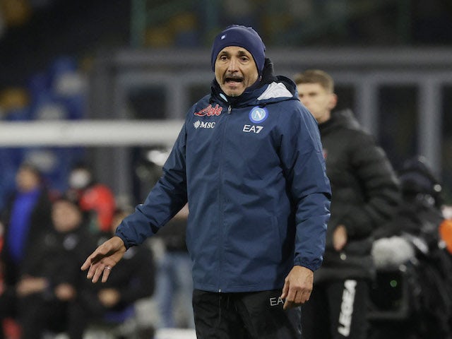 Napoli coach Luciano Spalletti on January 9, 2022
