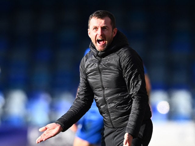 Luton Town manager Nathan Jones on January 9, 2022
