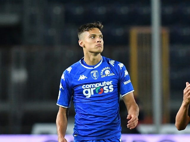 Samuele Ricci in action for Empoli in October 2021